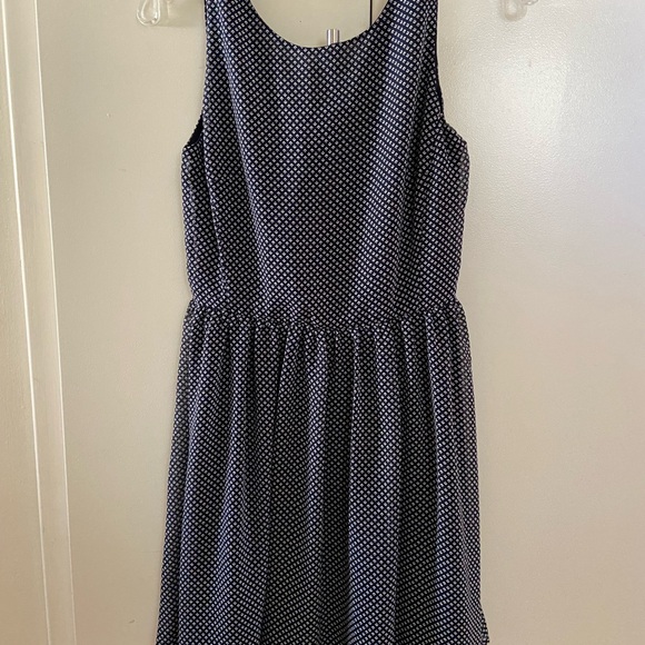 GAP Navy and White Patterned Dress - Picture 1 of 3